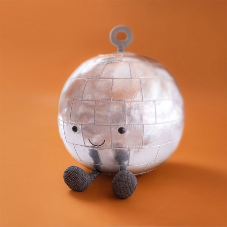 Amuseables Disco Ball, Bola de Discoteca Feliz. A2DB. Peluche Jellycat.