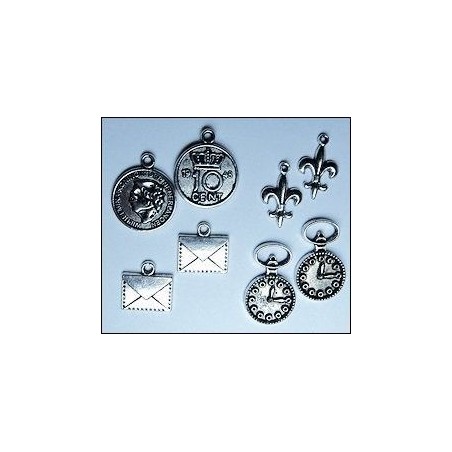 Charms vintage man. Embellecedores