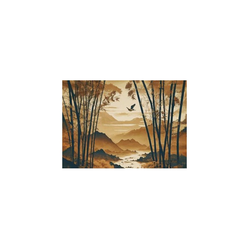 Golden Brown. A1. Papel Decoupage Mint by Michelle | L'aura Bella