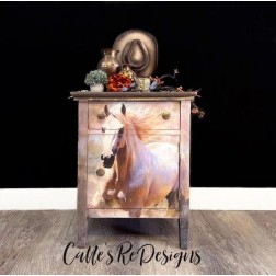 Unbridled. Papel Tissue Decoupage Whimsykel Designs | L'aura Bella