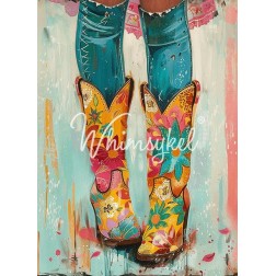 Sassy Feet. Papel Tissue Decoupage Whimsykel Designs | L'aura Bella