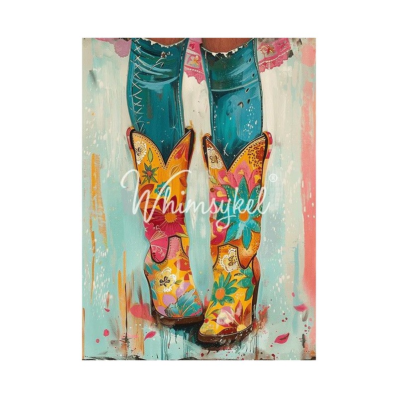 Sassy Feet. Papel Tissue Decoupage Whimsykel Designs | L'aura Bella