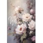 Petal Poetry, flores. Papel Tissue para Decoupage. Whimsykel Designs