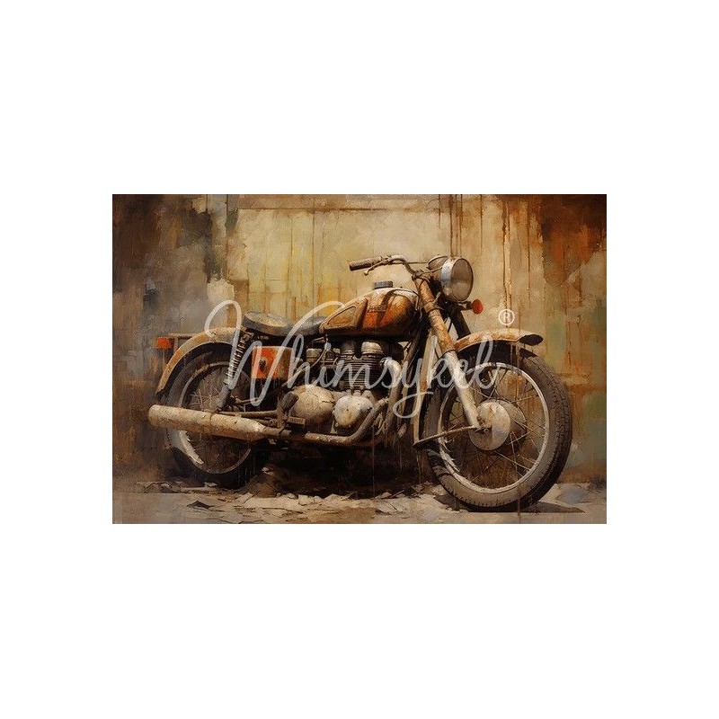 Vintage Ride. Papel Tissue Decoupage Whimsykel Designs | L'aura Bella