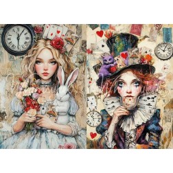 Allison y Mattie Duo. Papel Decoupage Whimsykel Designs | L'aura Bella
