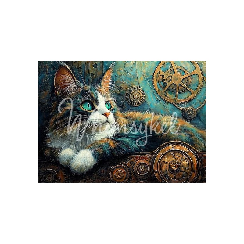 Tinker, gato. Papel Tisu Decoupage Whimsykel Designs | L'aura Bella