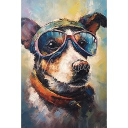 Rascal, perro. Papel Tisú Decoupage Whimsykel Designs | L'aura Bella