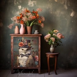 Reginald, búho. Papel Tisú Decoupage Whimsykel Designs | L'aura Bella