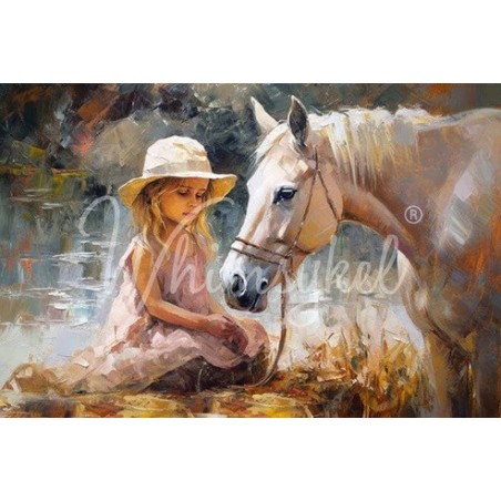 Riverbank Rendezvous. Papel Decoupage Whimsykel Designs | L'aura Bella