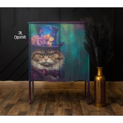 Sour Puss, gato. Papel Tisu Decoupage Whimsykel Designs | L'aura Bella