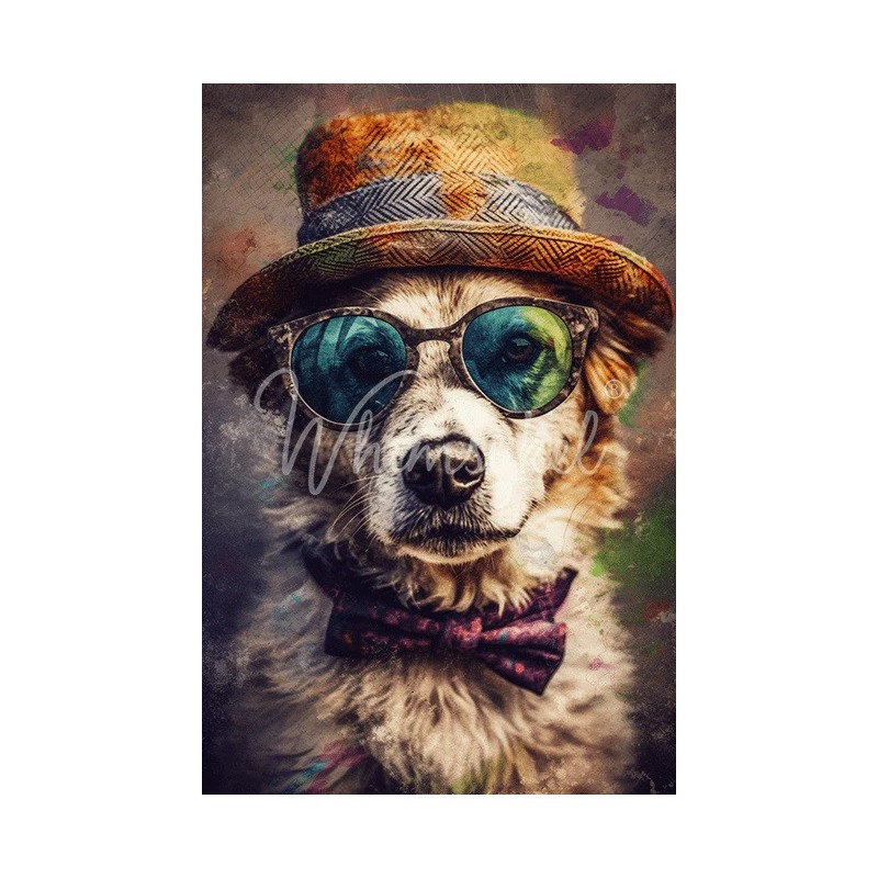 D.O.GEE, perro. Papel Tisu Decoupage Whimsykel Designs | L'aura Bella