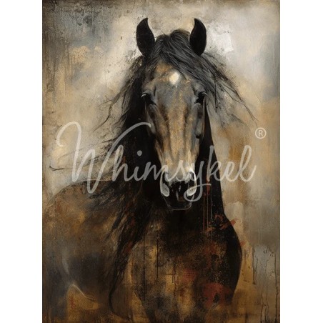 Heart Horse. Papel Tisu Decoupage Whimsykel Designs | L'aura Bella