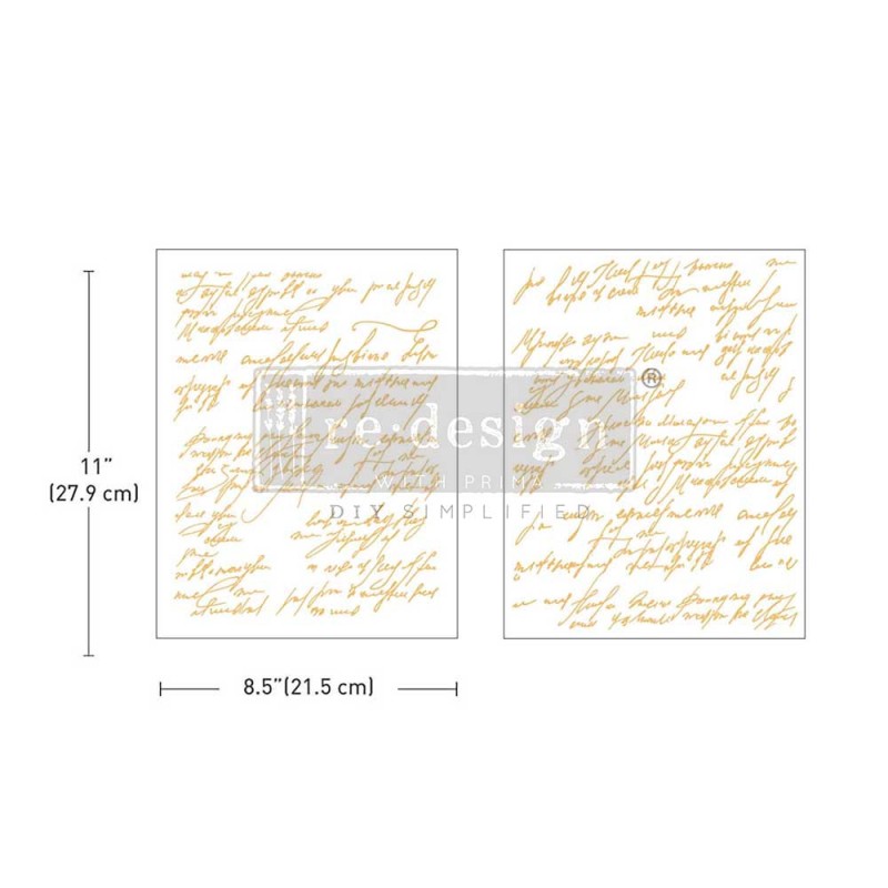 Shimmering Script. MIDDY FOIL TRANSFERS KACHA REDESIGN | L'aura Bella