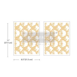 Golden Lacework. MIDDY FOIL TRANSFERS KACHA REDESIGN | L'aura Bella