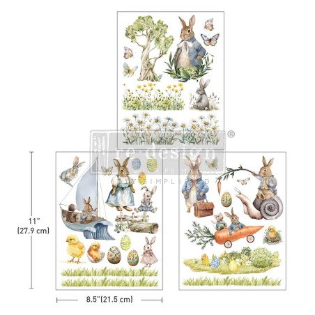 Bunny Trails. REDESIGN MIDDY DECOR TRANSFERS® 675936| L'aura Bella