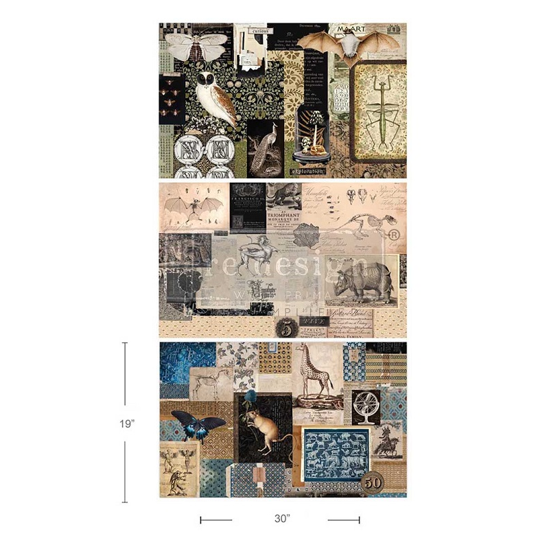 Mystic Manuscripts. Decoupage Fiber Redesign 675097| L'aura Bella