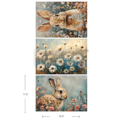 Bunny Tales. A3 Decoupage Pack Redesign 675950 | L'aura Bella