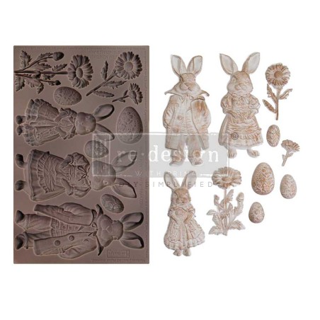 Springtime Bunny. REDESIGN DECOR MOULDS® 675967 | L'aura Bella