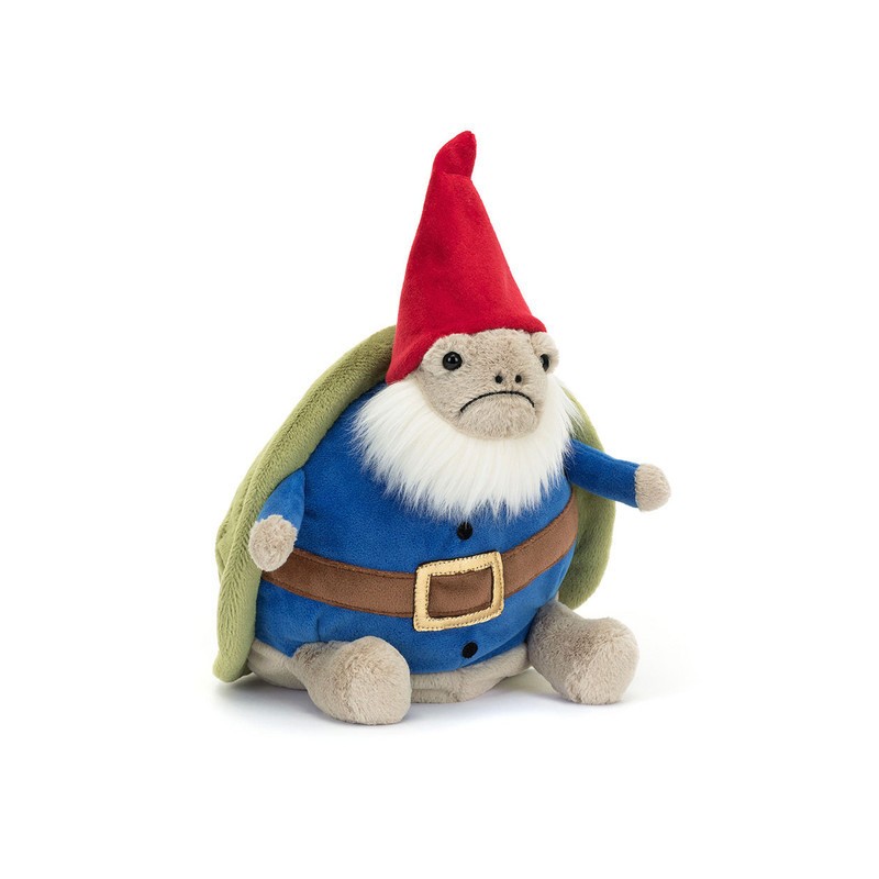 Timmy Turtle Garden Gnome. Peluche Jellycat TIM3TGN | L'aura Bella