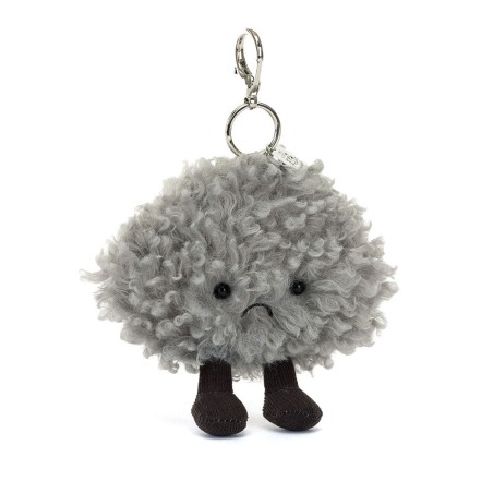 Amuseables Storm Cloud Bag Charm, Llavero Nube de tormenta. A4SCLBC. Peluche Jellycat