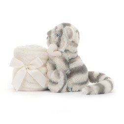 Bashful Snow Tiger Soother. Peluche Jellycat SO4ST | L'aura Bella