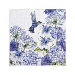 Servilleta decoupage: Hummingbird, colibrí. 33x33cm | L'aura Bella
