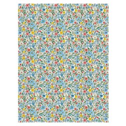 Flores Liberty fondo blanco. Papel arroz 32x45cm TC360 | L'aura Bella