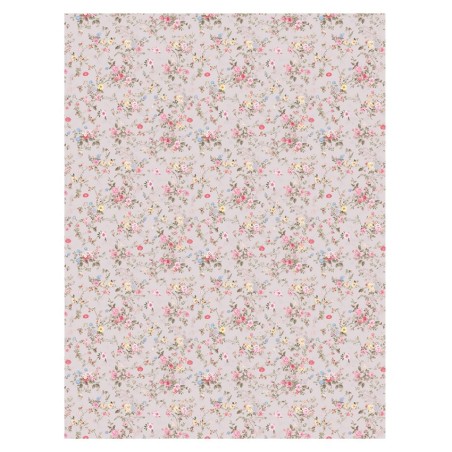 Flores Liberty fondo beige. Papel arroz 32x45cm TC366 | L'aura Bella