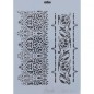 Plantilla stencil: 2 cenefas. DN 902. 25x35 cm. Rich