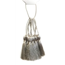 Borla plata, Gliz Silver. 5.5cm. | L'aura Bella