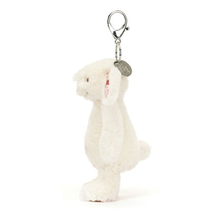 Blossom Cream Bunny "Berry" Bag Charm, Llavero conejito. BAS4MSBC. Peluche Jellycat