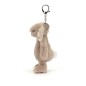 Blossom Beige Bunny "Petal" Bag Charm, Llavero conejito. BAS4BMBC. Peluche Jellycat
