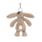 Blossom Beige Bunny "Petal" Bag Charm, Llavero conejito. BAS4BMBC. Peluche Jellycat