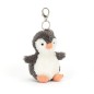 Peanut Penguin Bag Charm, Llavero Pingüino. PNBC4PN. Peluche Jellycat