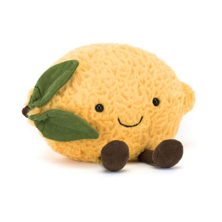 Amuseables Lemon Small, Limón pequeño feliz. A6L. Peluche Jellycat