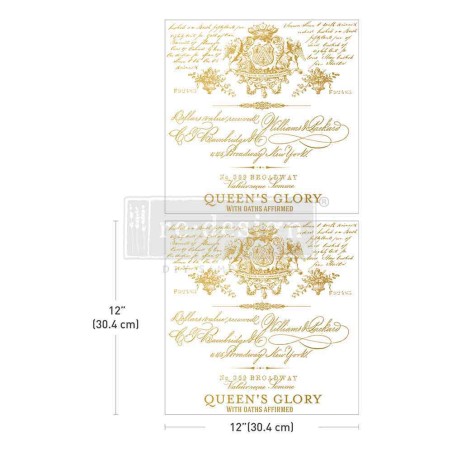 Maxi Transfers® - Queen's Glory. Redesign. 673987 | L'aura Bella