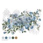 Decor Transfers® - Azure Blossom. Transferencia Redesign. 675073