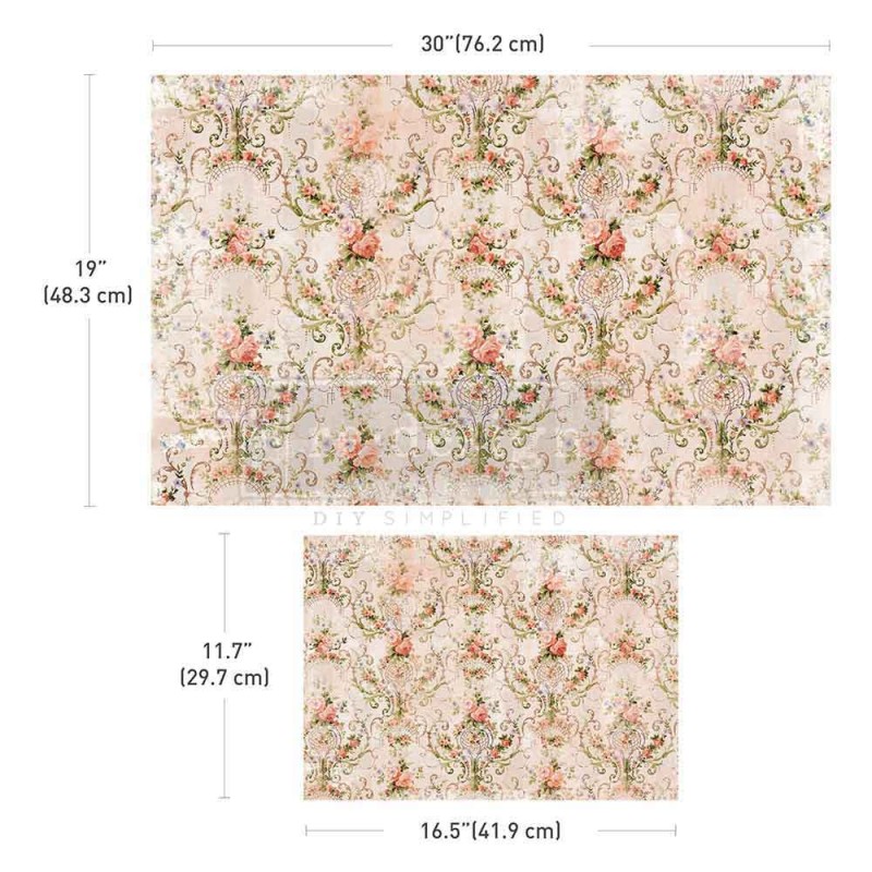 Blushing Bloom. Decoupage Tissue Paper Redesign. 676455 | L'aura Bella