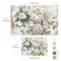 My Garden Whimsy. Set de 2 papeles Tissue para decoupage. Redesign. 676513