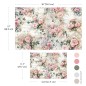 Rosy Reverie. Set de 2 papeles Tissue para decoupage. Redesign. 676544