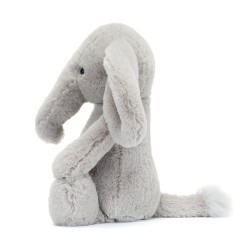 Bashful Luxe Elephant Thuddeus Peluche Jellycat BAS3ELE | L'aura Bella