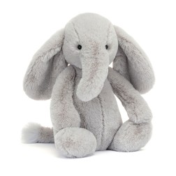 Bashful Luxe Elephant Thuddeus Peluche Jellycat BAS3ELE | L'aura Bella