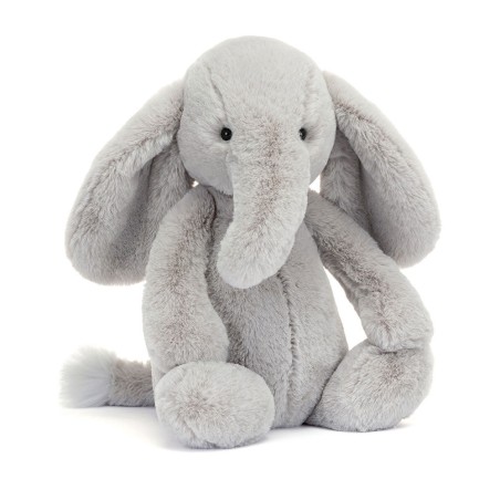 Bashful Luxe Elephant Thuddeus Original, elefante. BAS3ELE. Peluche Jellycat