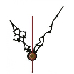 Agujas de reloj metálicas. Color Negro. 87mm y 120mm | L'aura Bella