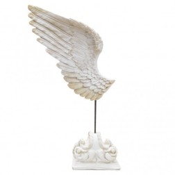 Conjunto de peana y ala de 42 cm. Resina CADENCE. 3064| L'aura Bella