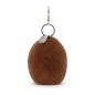 Amuseables Coffe Bean Bag Charm, Llavero grano de café. ACB4BC. Peluche Jellycat