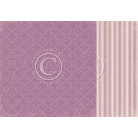 Papel Scrapbooking. Colección: My Precious Daughter. Julia´s dress. 30, 5 x 30,5 cm. Pion Design