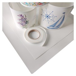 Cinta adhesiva de algodón para rematar pantallas | L'aura Bella