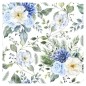 Servilleta para decoupage: Fondo de flores azules. 33x33 cm Servilleta para decoupage: Fondo de flores azules. 33x33 cm