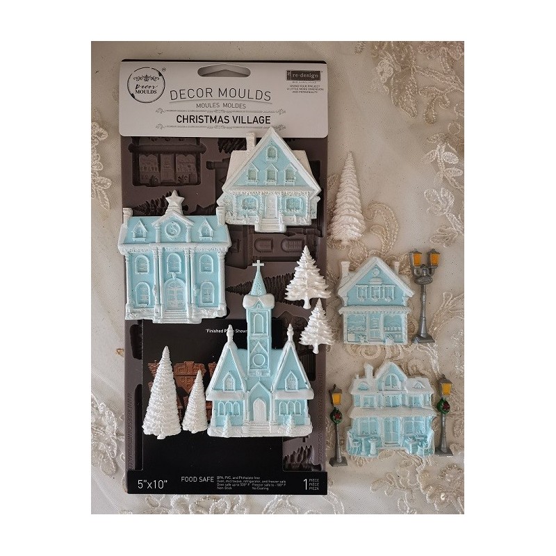 Decor Moulds® Christmas Village. Molde Redesign 677374 | L'aura Bella